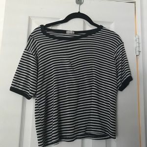 Brandy Melville striped ringer tee